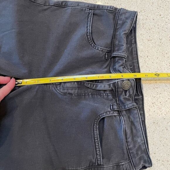 American Eagle Distressed Hi Rise Jegging Womens 8 Washed Black Stretch - Picture 12 of 13